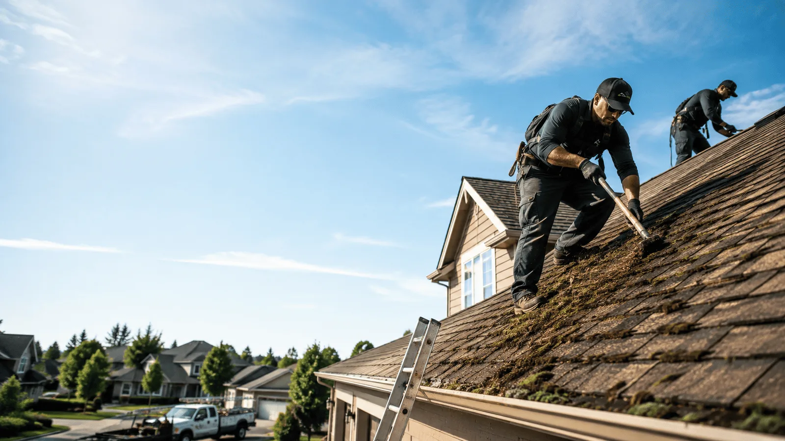 Roof Moss Removal in Harrison, NJ near me